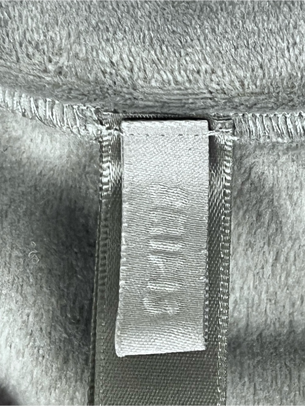 SKIMS Gray Velour High Neck Tank Top Size XS Casual Neutral Cozy Minimalist Boho - Picture 3 of 8